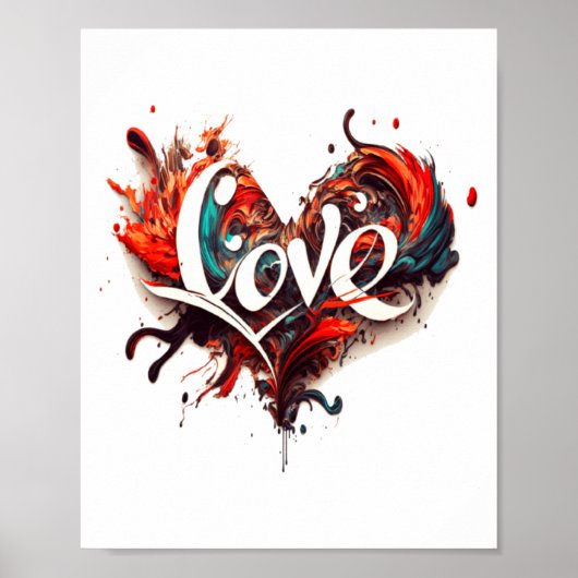 Love Is On Valentines Day  Poster (Voorkant)