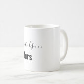 Love is...Ours Mug – Built Together, Belongs to Us Koffiemok (Voorkant rechts)