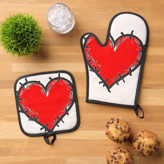 Love is ovenwant & pannenlap set (Top down)
