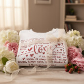 Love Is Patient 1 Corinthians 13 Christian Faith  Trui