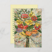 Love is Patient, 1 Corinthians Prayer Kaart (Voorkant / Achterkant)