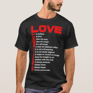 Love is Patient 1 Corinthians T-shirt