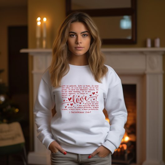 Love Is Patient | Bible Verse | Christian For Her Trui