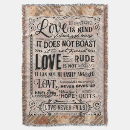 Love is Patient Bible Verse Roos Deken
