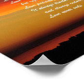 Love is Patient Bible Verse Wall Poster (Hoek)