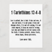 Love is Patient Briefkaart (Voorkant)