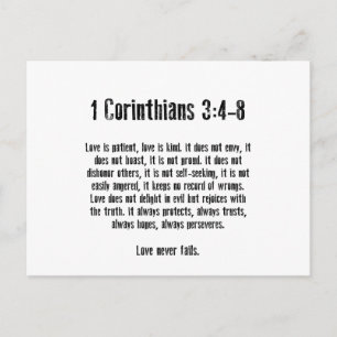 Love is Patient Briefkaart