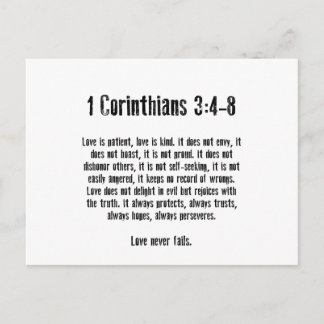 Love is Patient Briefkaart