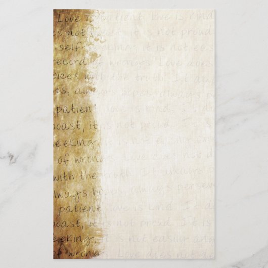  Love is Patient Briefpapier (Voorkant)