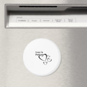 Love Is Patient Calm Aesthetic  Magneet (Insitu (Vaatwasser))