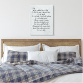 Love is Patient Canvas Afdruk (Insitu (Slaapkamer))