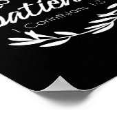 Love Is Patient Corinthians Scripture Minimal Desi Poster (Hoek)