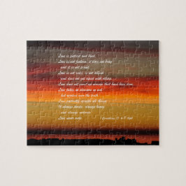 Love is Patiënt Custom Jigzaag Puzzle Legpuzzel