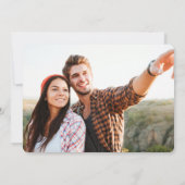 Love is Patient Custom Photo Wedding Postponed Kaart (Achterkant)