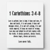 Love is Patient Fotoplaat (Voorkant)