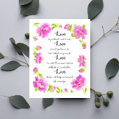 Love is Patient Inspirerend Briefkaart