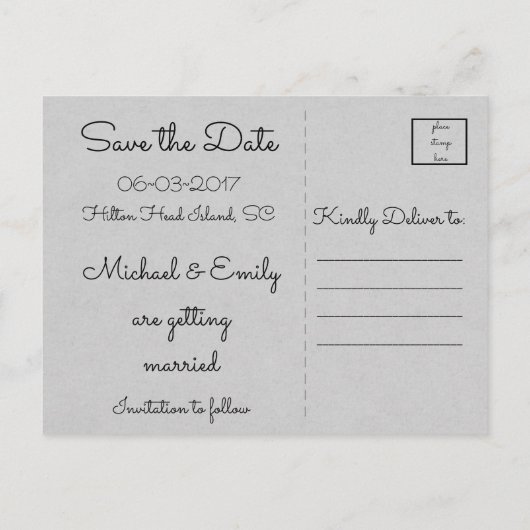 Love is Patient-Kind-Not Fails~Scripture~Wedding Aankondigingskaart (Achterkant)