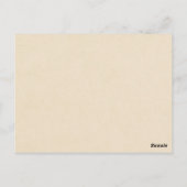 Love is Patient-Kind-Not Fails~Scripture~Wedding Briefkaart (Achterkant)