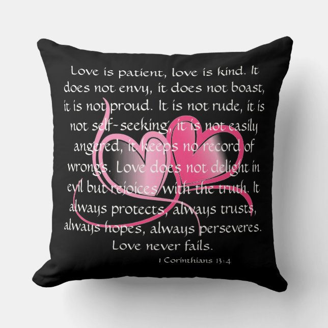 Love is Patient Kussen (Voorkant)