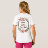 Love Is Patient, Love Is Kind Bible Tee  T-shirt (Achterkant volledig)