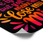 Love Is Patient Love Is Kind But Y'all Gonna Make  Poster (Hoek)