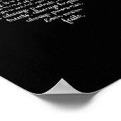 Love Is Patient Love Is Kind Corinthians Scripture Poster (Hoek)