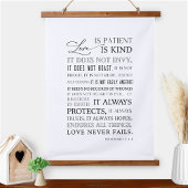 Love Is Patient Love is Kind, Home Wall Art Sign Hangend Wandkleed