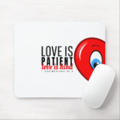 Love is patient, love is kind muismat (Met muis)