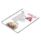 Love is patient, love is kind Personalize this  Notitieboek (Linkerzijde)