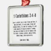 Love is Patient Metalen Ornament (Links)