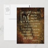 Love is Patient Mixer Briefkaart (Voorkant / Achterkant)