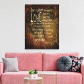 Love is Patient Mixer Canvas Afdruk (Insitu (Woonkamer))