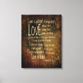 Love is Patient Mixer Canvas Afdruk (Voorkant)
