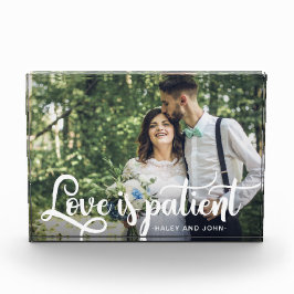 Love is Patient Photo and Name Fotoblokken