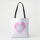 Love is Patient Quote Valentijn | CANVAS TAS (Voorkant)