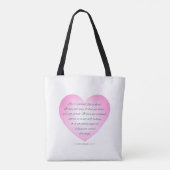 Love is Patient Quote Valentijn | CANVAS TAS (Achterkant)