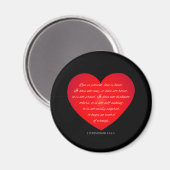 Love is Patient Quote Valentijn | Magneet (Voorkant / Achterkant)