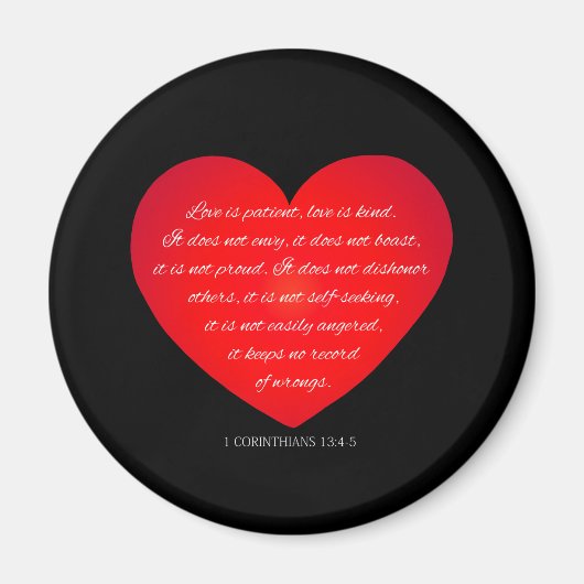 Love is Patient Quote Valentijn | Magneet (Voorkant)