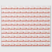 Love is Patient Red Rose Cadeaupapier (Vlak)