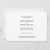 Love is Patiënt Save the NEW date Wedding Briefkaa (Achterkant)