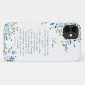 Love is Patient Scripting Waterverf Case-Mate iPhone Case (Achterkant (horizontaal))
