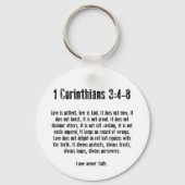 Love is Patient Sleutelhanger (Voorkant)