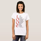 LOVE IS PATIËNT T-SHIRT (Voorkant volledig)