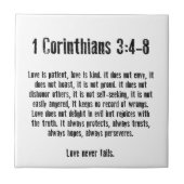 Love is Patient Tegeltje (Voorkant)