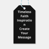 Love Is Patient Timeless Inspirational Style  Cadeaulabel (Achterkant)