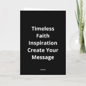 Love Is Patient Timeless Inspirational Style Kaart (Achterkant)