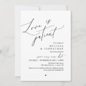 “Love Is Patient” Uitstel Trouwdatum Aankondiging (Voorkant)