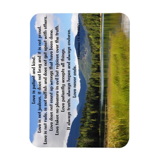 Love is Patiënt: Verborgen Lake Magneet (Verticaal)