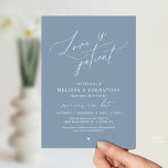 “Love Is Patient” Wedding Change the date announce Kaart<br><div class="desc">Share your updated wedding plans with grace using this elegant wedding postponement announcement card. Featuring the heartfelt phrase “Love Is Patient” in flowing calligraphy paired with refined minimalist typography, this design offers a beautiful and thoughtful way to inform guests of your new celebration date. Perfect for couples who appreciate timeless,...</div>