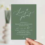 “Love Is Patient” Wedding Change the date announce Kaart<br><div class="desc">Share your updated wedding plans with grace using this elegant wedding postponement announcement card. Featuring the heartfelt phrase “Love Is Patient” in flowing calligraphy paired with refined minimalist typography, this design offers a beautiful and thoughtful way to inform guests of your new celebration date. Perfect for couples who appreciate timeless,...</div>
